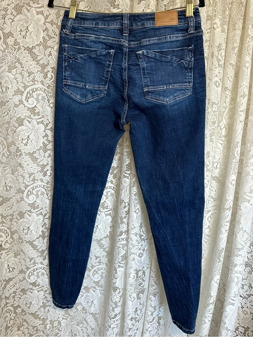 BKE Stella Mid Rise Slim Fit Ankle Skinny Jeans